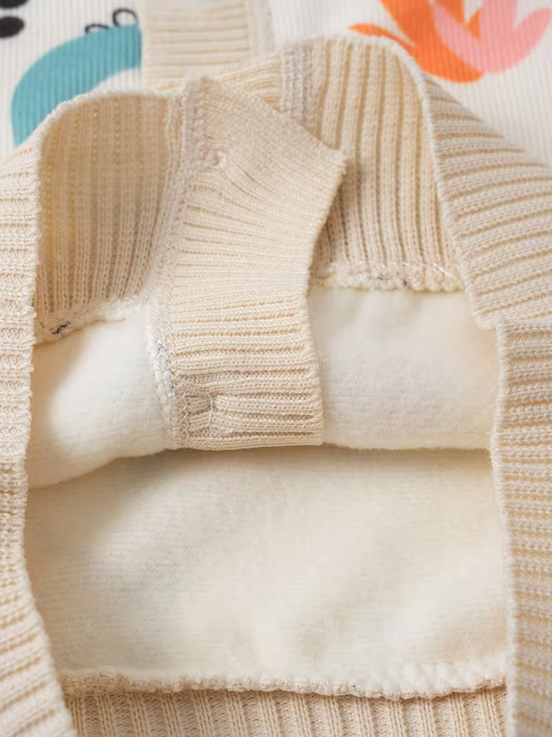 🦕 Girls Dinosaur Print Knit Cardigan – Soft & Stylish 🦕