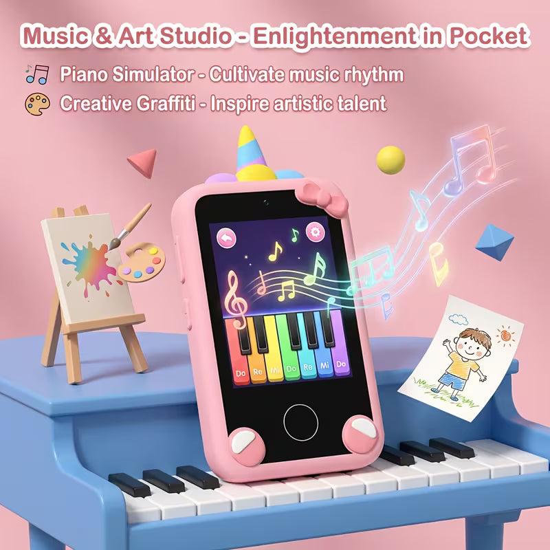 🌈 Magical Unicorn Touchscreen Kids Phone - Girls