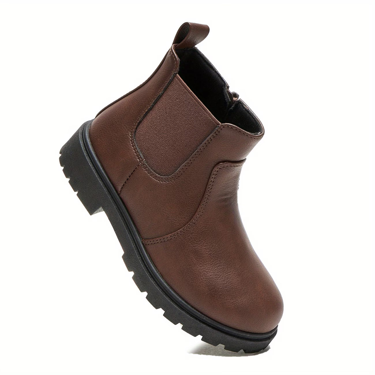 Urban Explorer Kids Boots – Warm Plush-Lined Chelsea Style