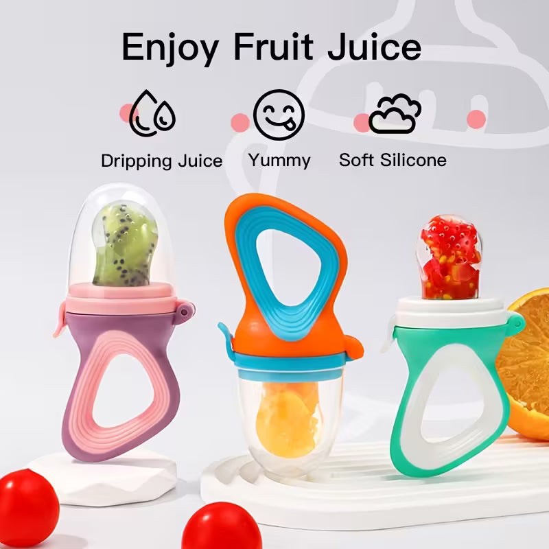 Premium Silicone Baby Fruit Feeder Set