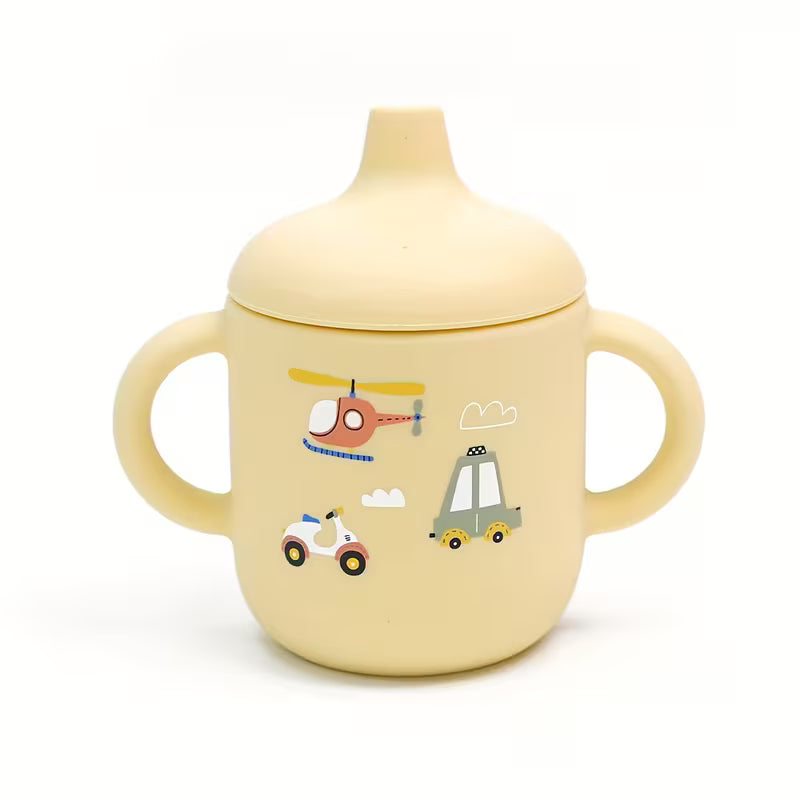 Premium Silicone Baby Training Sippy Cup with Handles | Leak-Proof Toddler Feeding Essential